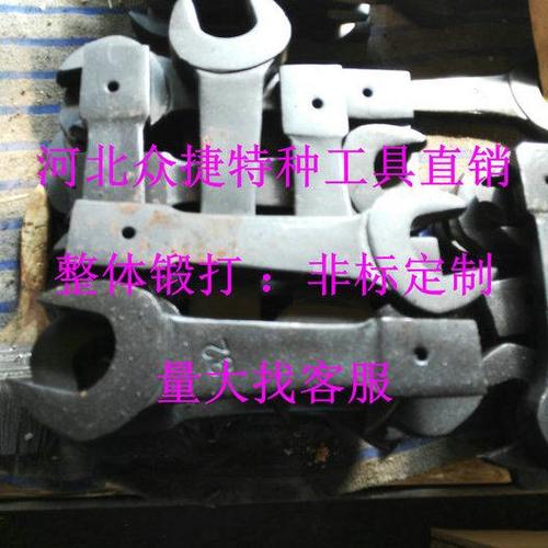 敲击开口扳手S38/41/46/50/55/60/65/70/75敲击呆扳手锤击呆扳手