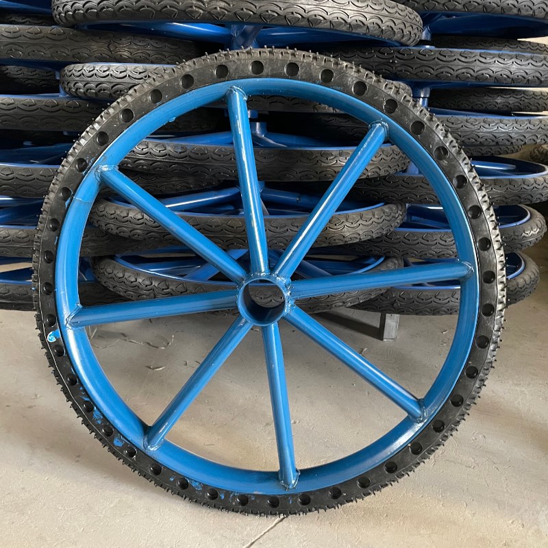 斗车轮手推车g翻斗车板车轮胎工地力车架子车劳动车环卫车实心胎