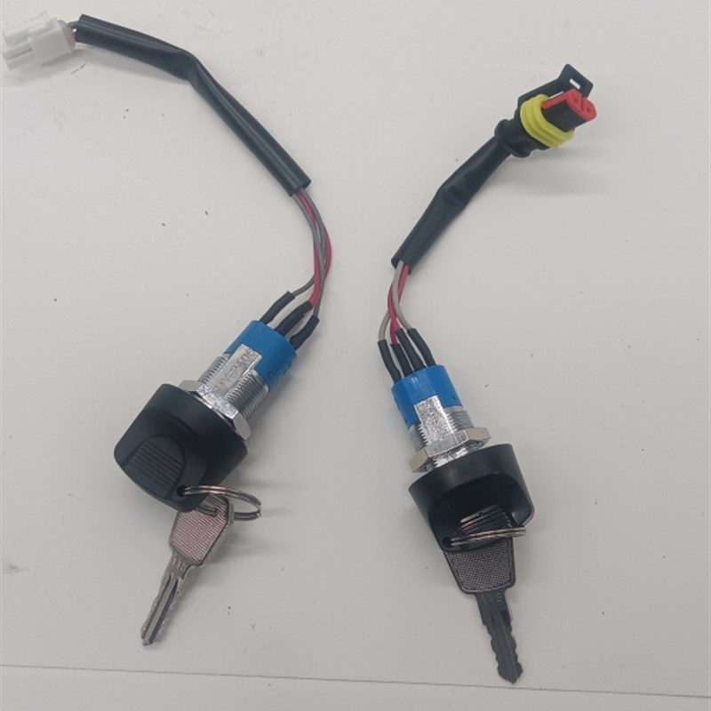 中力EPT20RAS小大金刚电搬运堆高叉车I电源锁118钥匙开关防水插头