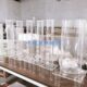 加工定制有机玻璃亚克力漏斗锥体水处理容器土柱实验离子交换柱