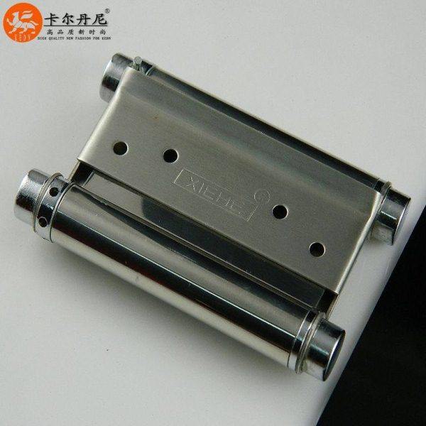 4寸不锈钢弹簧合页 自由门双开弹簧合页 双向弹簧铰链 闭门器合页