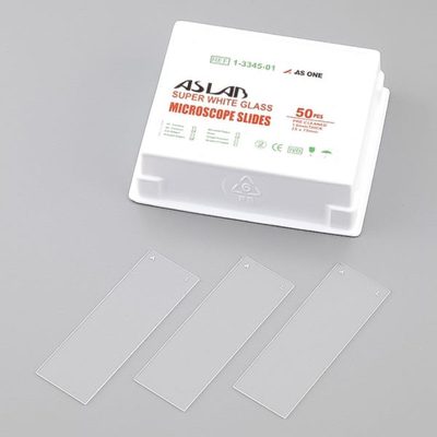 ASONE载玻片 角90°&边缘抛光25*75mm 50片/盒 亚速旺进口载玻片