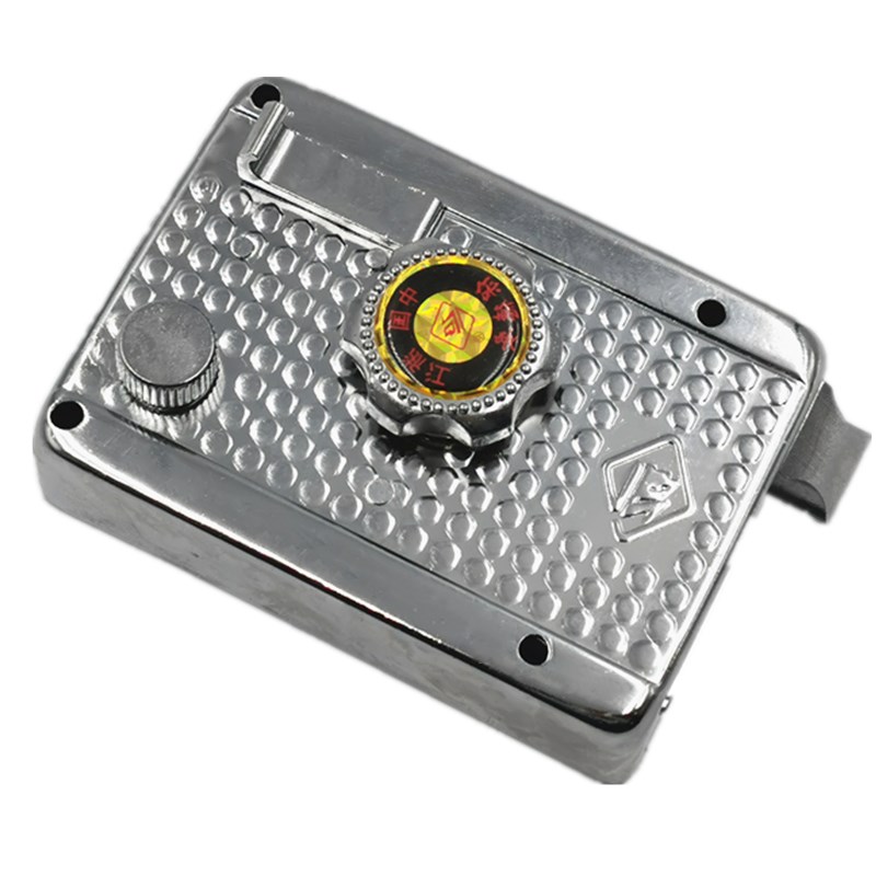 保德安-7型外装十字n门锁壳 老式盼盼防盗锁 钩舌外装门锁双舌内