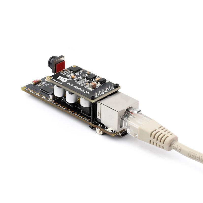 ESP32-S3以太网开发板 通信模块 WiFi/蓝牙 可扩展PoE供电 摄像头