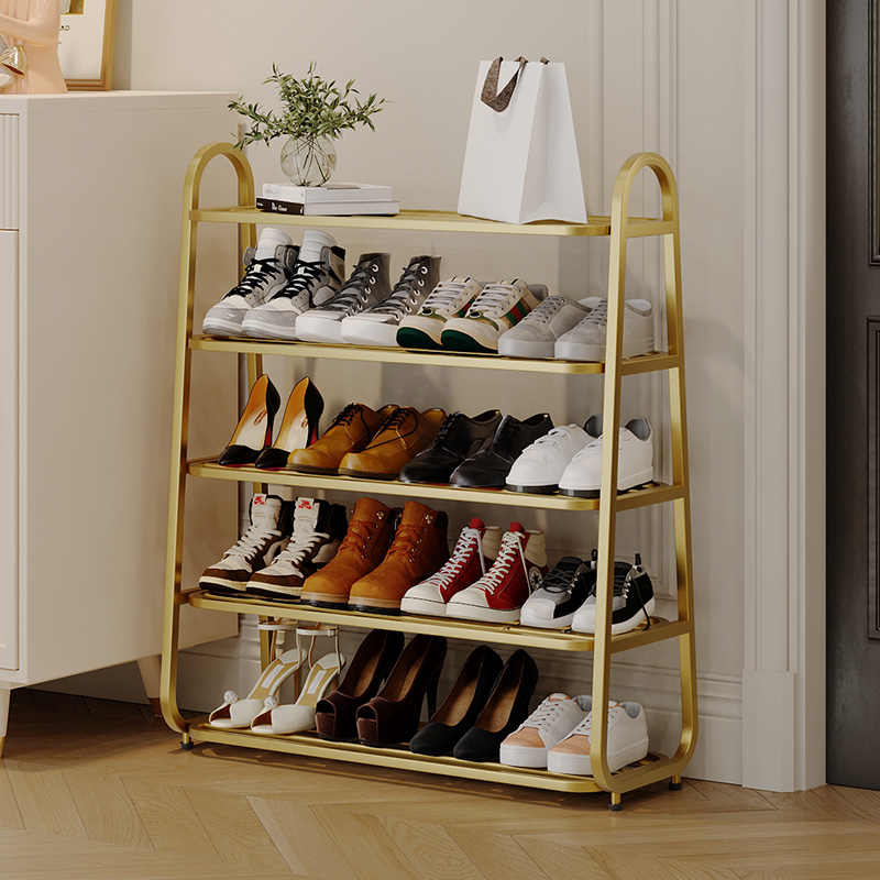 简易入户门口多层铁艺室内鞋架出租屋宿舍经济型好看鞋柜收纳架子