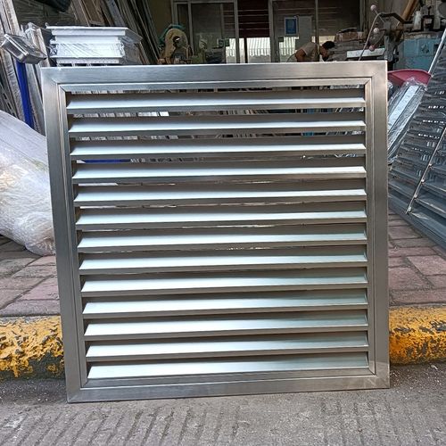 304不锈钢回风口中央空调通风散热出风口外墙防雨单双层百叶窗