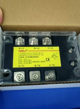 阳继YANGJI 三相交流固态继电器 YJGX-3 D48200A (480V 200A)