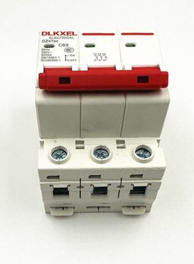 3P C63 DZ47SC  63A空开 断路器 三相空气开关