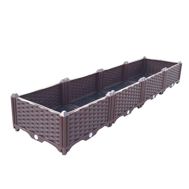 种花箱窗台小菜园家用专用花槽箱子花坛栅栏式围栏楼上花盆架大号