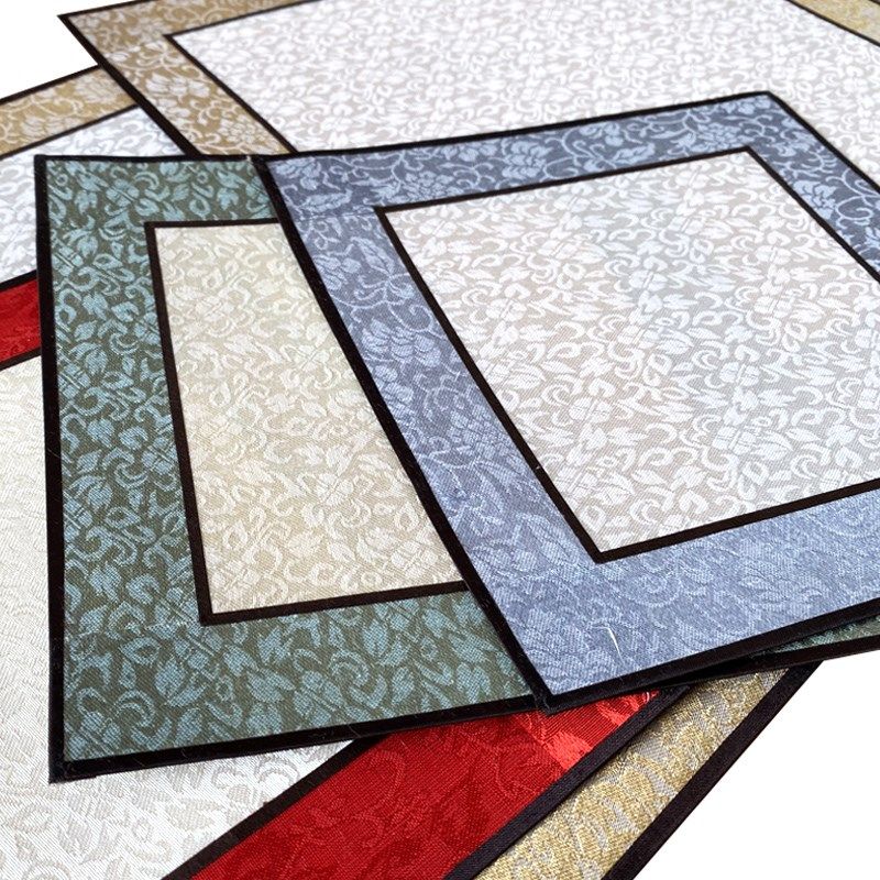 中国风软裱边框韩绫装饰画A3A4画室书法剪纸学生初学用品