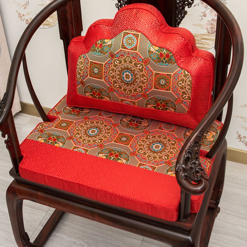 中式红木沙发椅子坐垫古典家具餐椅垫太师椅实木垫子茶桌凳子靠垫