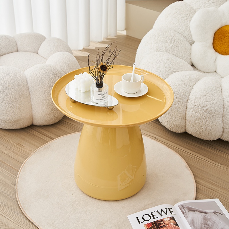 奶油风客厅沙发旁边落地摆件w茶几桌边几高级感卧室床头家居装饰