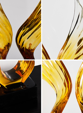 轻奢高档展翅高飞摆件客厅玄关电视柜酒柜家居装S饰品乔迁新居礼