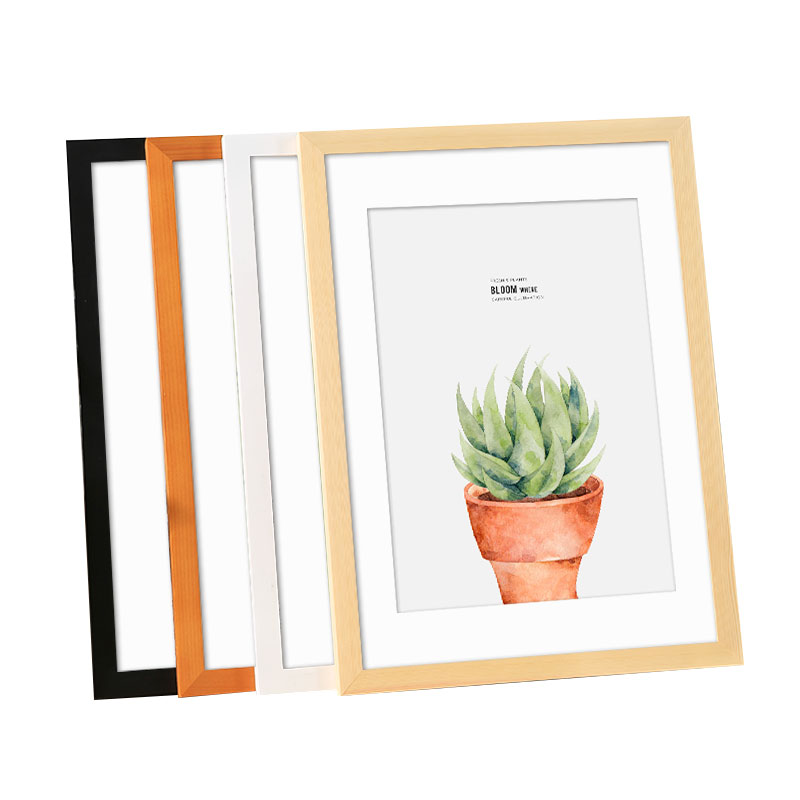 原木相框挂墙画框装k裱a3a4大尺寸12寸16 24油画外框八开4k定制架