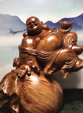 红木花梨木香樟崖柏木雕根雕雕刻家居装饰人物摆件下X单请联系客