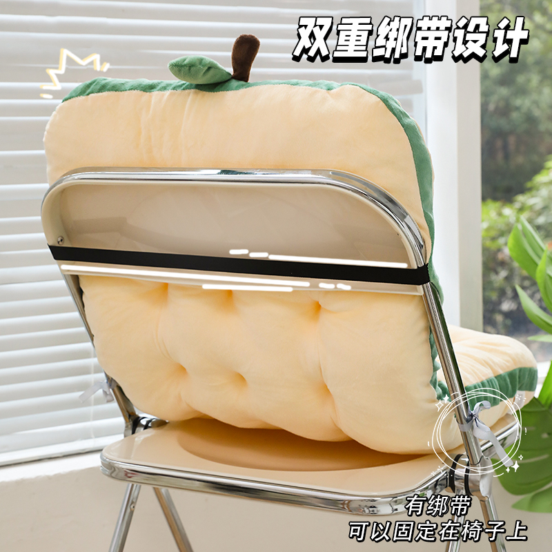 靠背一体式坐垫学生宿舍椅t子护腰靠垫屁垫办公室工位久坐神器椅