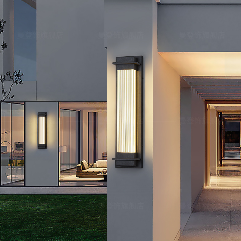 别墅户外壁灯防水外墙室外庭院花园凉亭I柱子壁灯入户大门两侧壁