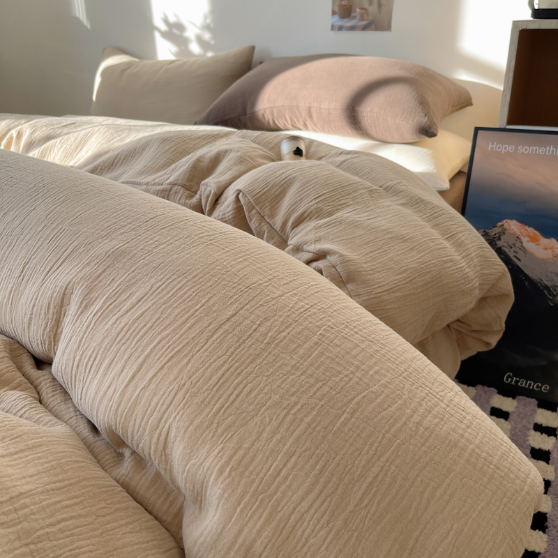 夏季sxm四件套床上用品被套床单学生宿舍三件套床笠2024新款4#