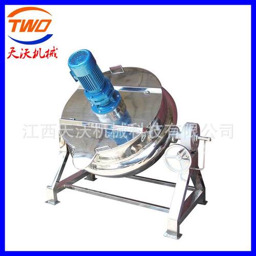 全自动电加热凉粉机器辣椒酱炒料机商用秋梨膏中药膏熬制夹层锅