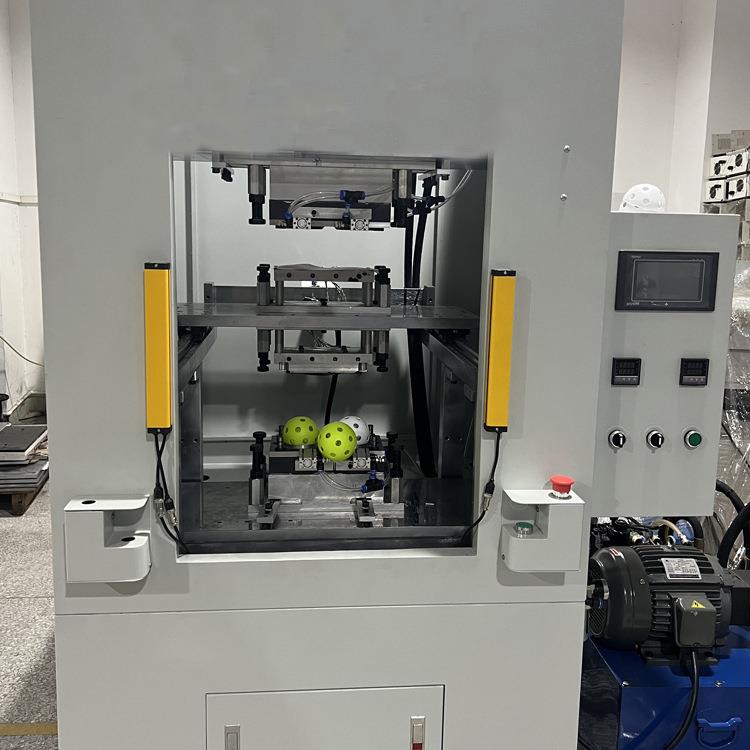 热板焊接匹克球洞洞球全自动伺服液压塑料沙滩球热熔热板焊接机