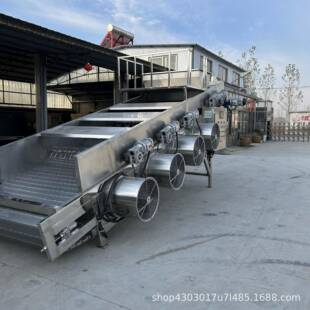 大型不锈钢摊晾床自动加曲晾茬机按需生产卧式酒糟降温打岔机