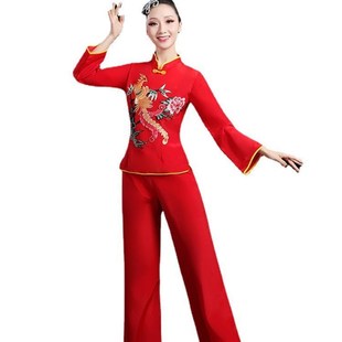 秧歌舞蹈服装阿庆嫂演出服古典舞村B姑民族中国风2024年新款套装