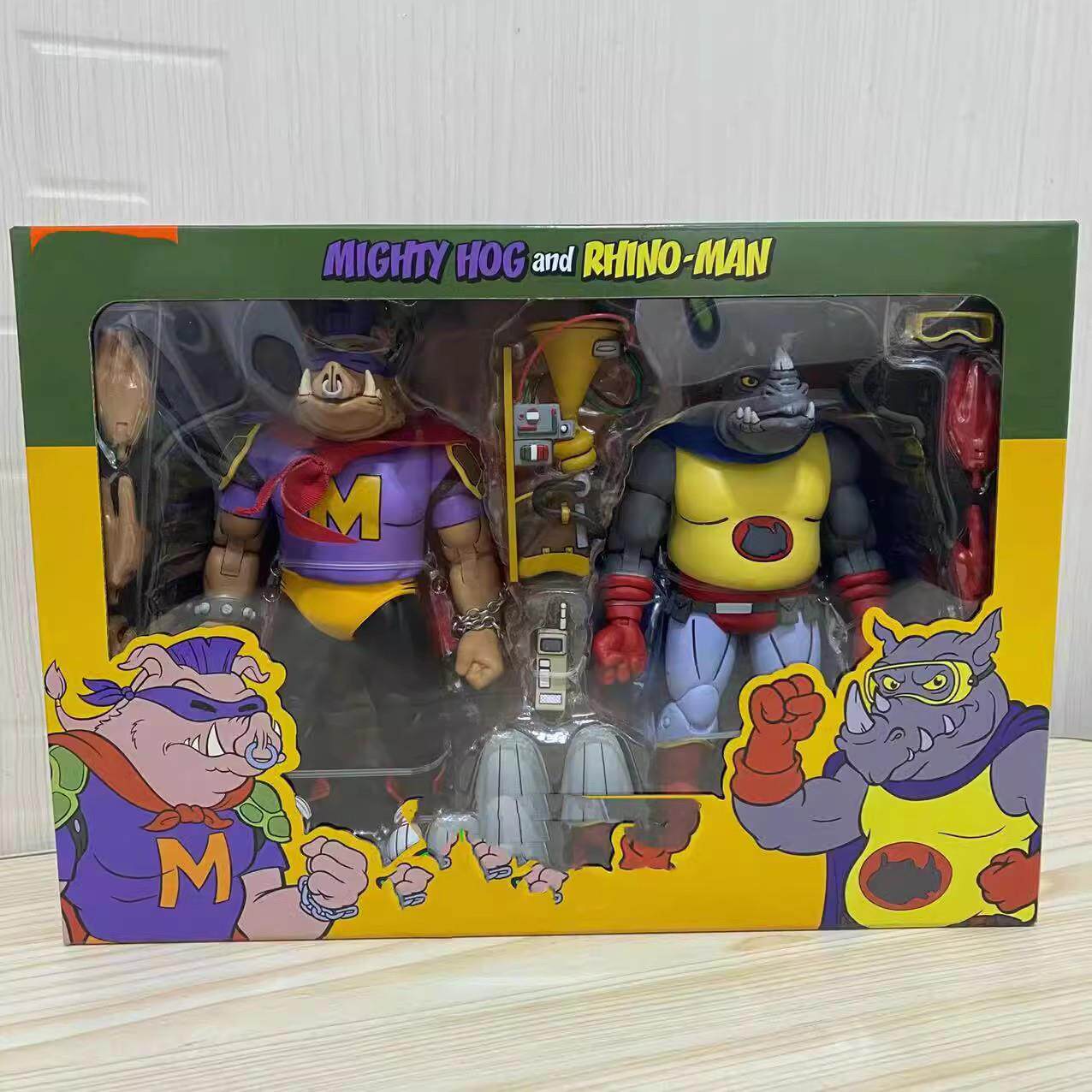 正版NECA54293忍者神龟双