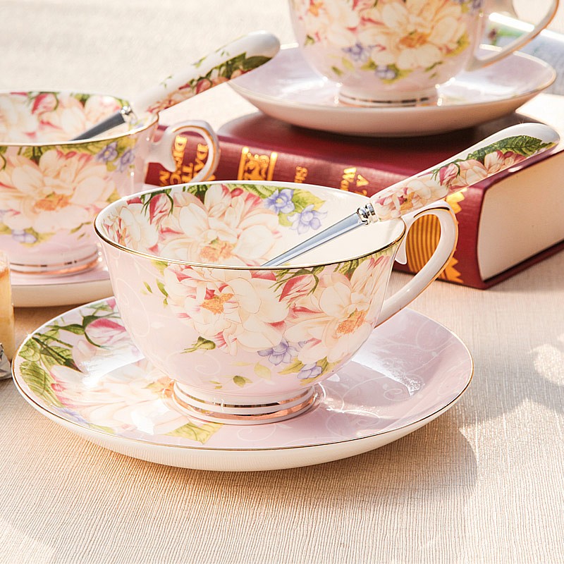 莹辰达  咖啡杯套装简约欧式下午茶茶具陶瓷英式红茶杯家用