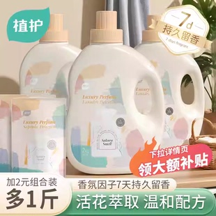 植护洗衣液樱花香水香氛整箱批家用实惠装机洗持久留香袋装补充装