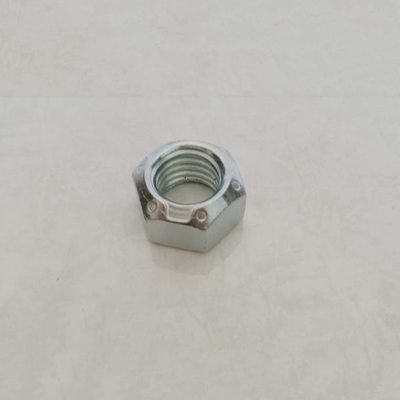 立禾DIN980V美制全金属锁紧螺母  六角压点锁紧螺母 3/8-16现货