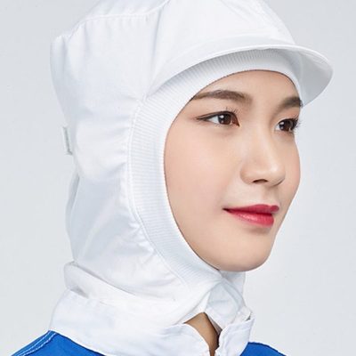 定制食品厂工作帽车间防尘帽白色蓝色男女洁净工帽吸汗透气易清洗