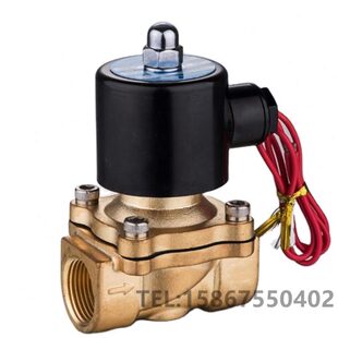 3寸大口径全铜水阀 二位二通电磁阀 DN75 电磁阀 2W760