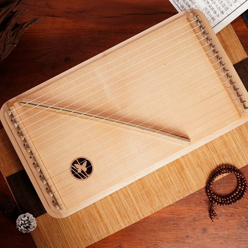 16弦迷你小型超薄可携式初学者入门专业演奏级古筝练指器旅行琴