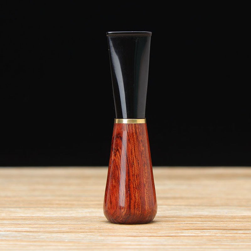 雪茄烟嘴配件跨境热卖30-52环梨木配9mm 活V性炭过滤芯现货