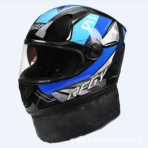 跨境专卖防e风帽男女双镜片头盔摩托车头盔机车电动车头盔冬季加