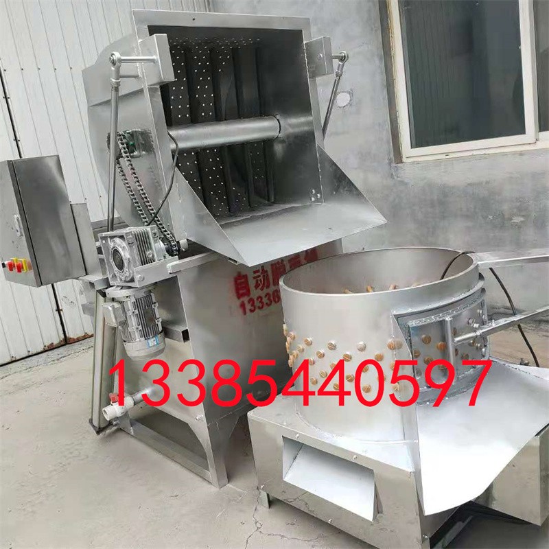 鸡鸭鹅鸽鹌鹑全自动打毛家禽脱毛机大型商用杀P兔狗不锈钢拔毛机