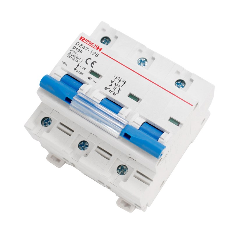 家用空调空气开关DZ47小型断路器 DZ471/2/3/4P 80RA 100A 125A