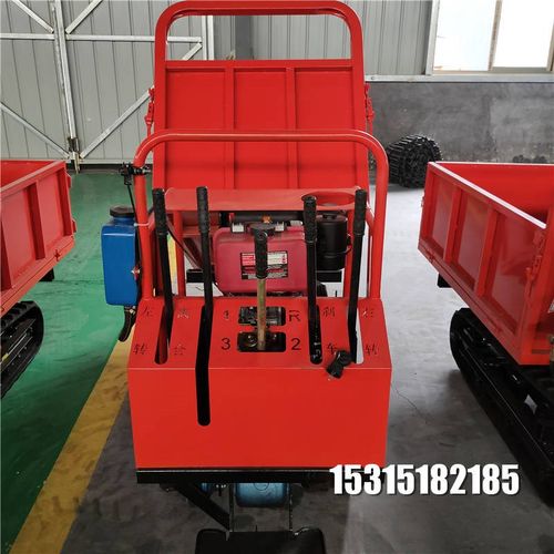 小型爬坡机爬山虎履带运输车农用车果园山区搬运手扶装载机全地