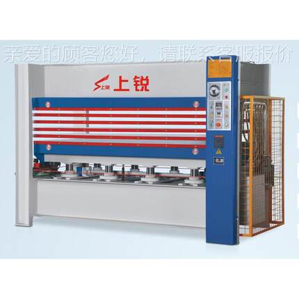 锐大型全自动热压机板材复门铝蜂上窝板多MH3848×皮层贴面合贴专