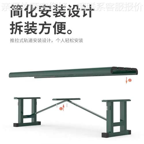 网球场休息椅6100无靠背动场.运8米休闲椅篮1球场座椅铝金合防锈