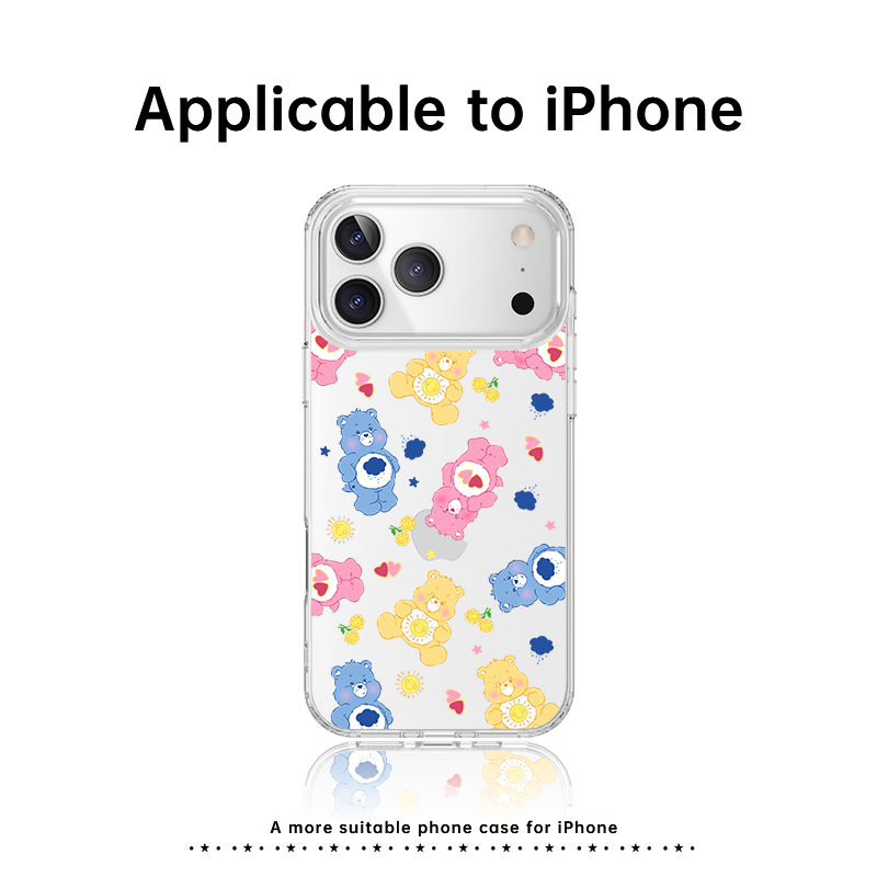 彩虹熊iphone17手机壳适用