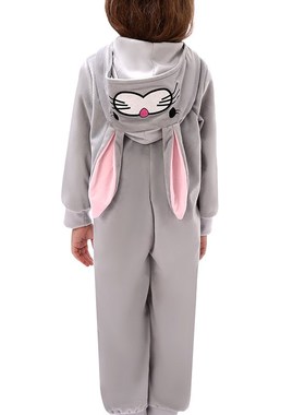 复活节新款儿童动物连体衣兔子角色扮演cIos服幼儿园舞台表演服装