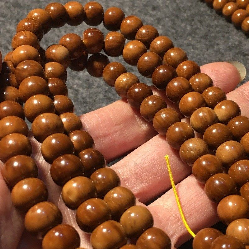 天然库克手串念珠k藏式佛珠长串108颗手链稀有菩提子文玩项链男女