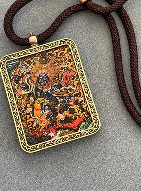 唐卡 非a手绘唐卡吊坠厂家十二生肖八大守护神景区佛系纪念品代发