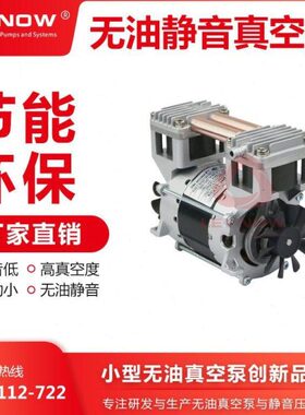 LP200V无油真空泵低噪音负压抽气泵小型活塞式实验室微型真空泵