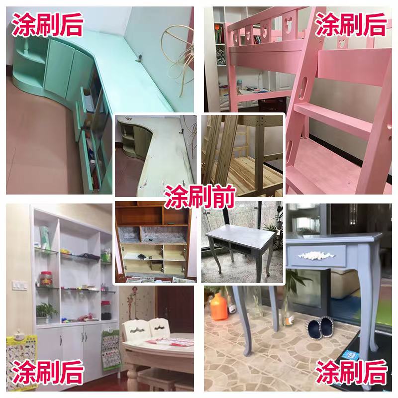 喷漆罐家俱水性木器漆木门柜子地板旧翻改L色油漆木纹漆胡桃木白