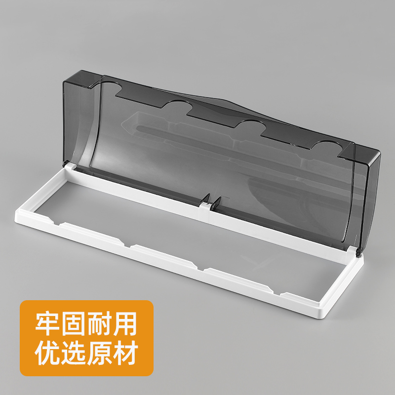 四联粘贴开关插座防水盒四连86型透明防水罩浴室卫生间电源保护套