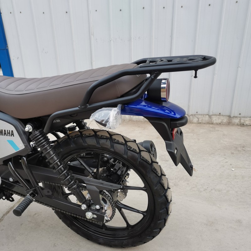 雅马哈复古GT150保险杠防摔杠JYM150-8A改装配件U扶手后货架边包