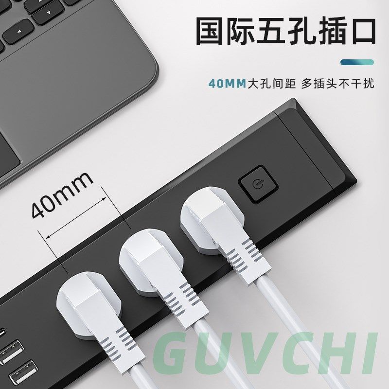 多功能嵌入式桌面插座床头办公电脑桌书桌台面排插隐藏式电源插排