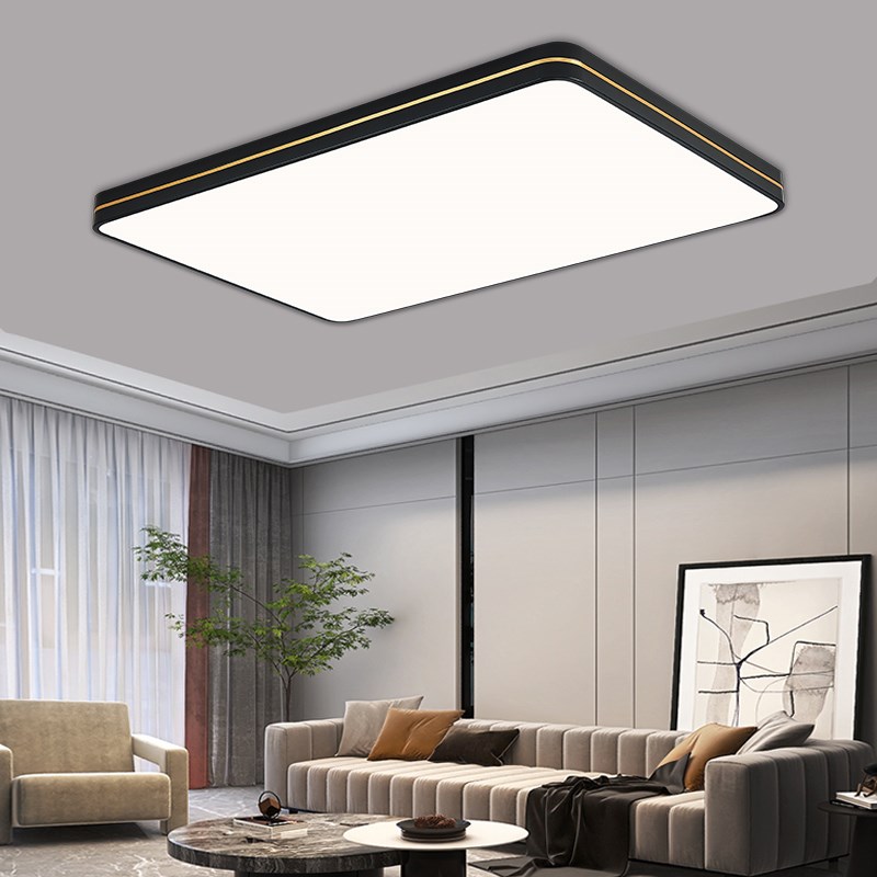 客厅灯现代简约风大气吸顶灯2024年新款K家用主灯大灯智能全屋灯
